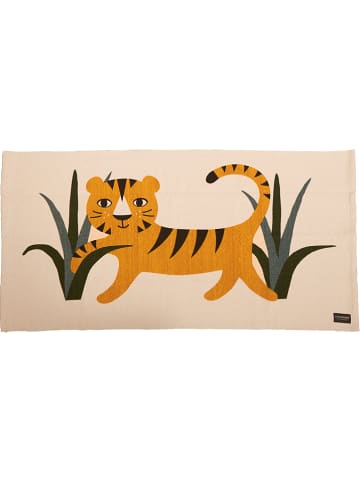 roommate Geweven tapijt "Tiger" crème/okergeel - (L)140 x (B)70 cm