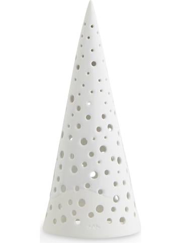 Kähler Świecznik w kolorze białym - wys. 19 cm