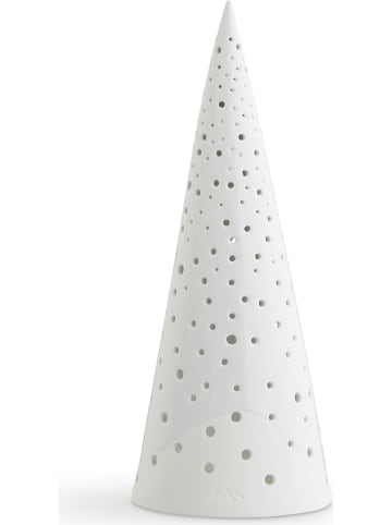 Kähler Theelichthouder "Nobili" wit - (H)30 cm