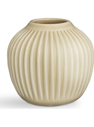 Kähler Wazon w kolorze beżowym - wys. 12,5 cm