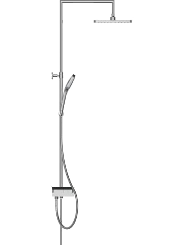 Schütte Zestaw prysznicowy "Blueperl" w kolorze srebrno-czarnym