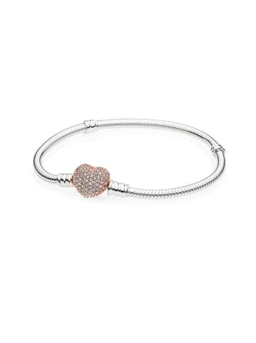 Pandora Roségold. Armkette mit Zirkonia