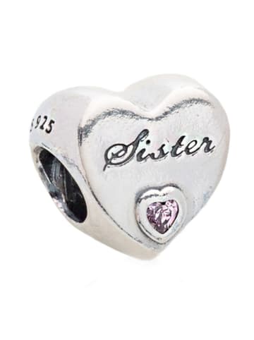 Pandora Silber-Bead mit Edelsteinen