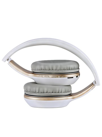 SWEET ACCESS Bluetooth-On-Ear-Kopfhörer in Weiß/ Gold