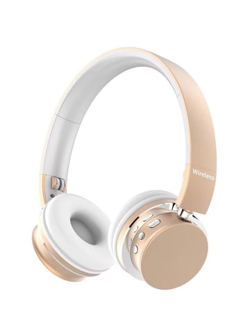 SWEET ACCESS Słuchawki Bluetooth On-Ear w kolorze złoto-białym