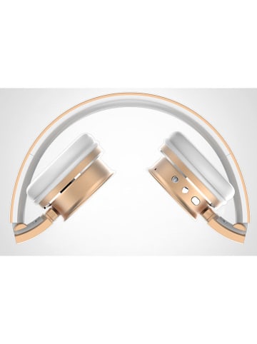 SWEET ACCESS Bluetooth-On-Ear-Kopfhörer in Weiß/ Gold