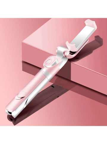 SWEET ACCESS Selfie-stick Bluetooth w kolorze jasnoróżowym