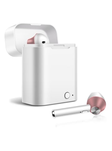 SWEET ACCESS Słuchawki Bluetooth In-Ear w kolorze srebrno-jasnoróżowym