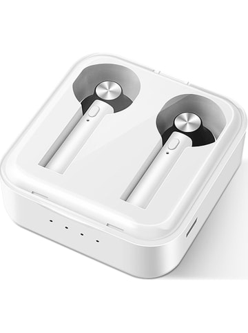 SWEET ACCESS Słuchawki bezprzewodowe Bluetooth In-Ear w kolorze czarno-srebrnym