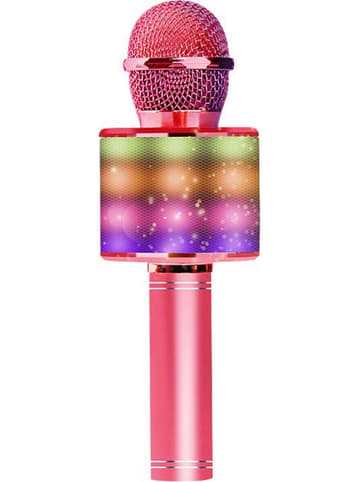 SWEET ACCESS Mikrofon w kolorze różowym z głośnikiem Bluetooth do karaoke