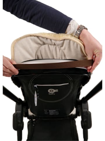 Kaiser Naturfellprodukte Lammfellauflage "Dolly" in Beige - (L)77 cm - (B)35 cm