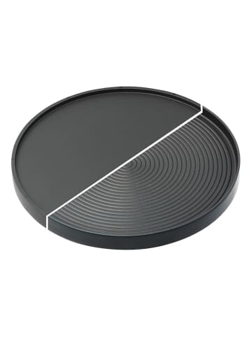 Stöckli Kastanje grillplaat zwart - Ø 24 cm