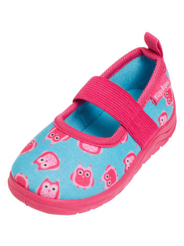 Playshoes Pantoffels turquoise
