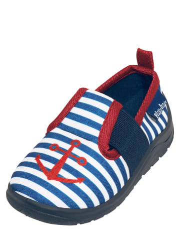 Playshoes Pantoffels donkerblauw