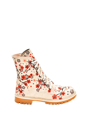 Streetfly Boots in Beige/ Bunt