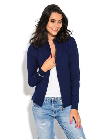 William de Faye Cardigan in Blau