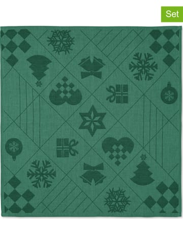 Rosendahl Serwetki (4 szt.) "Natale" w kolorze zielonym