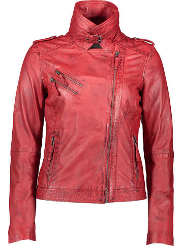 7eleven Lederjacke "Muzino" in Rot