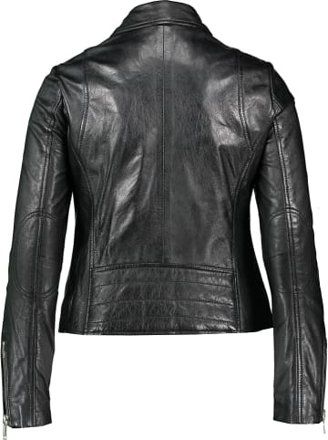 Apple of Eden Lederjacke in Schwarz