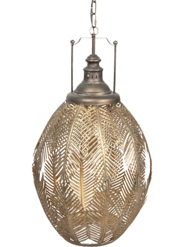 Clayre & Eef Hanglamp goudkleurig - (B)45 x (H)45 cm