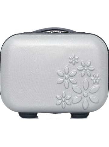 Les P´tites Bombes Beautycase "Eleonor" in Hellgrau - (B)30 x (H)23 x (T)16 cm