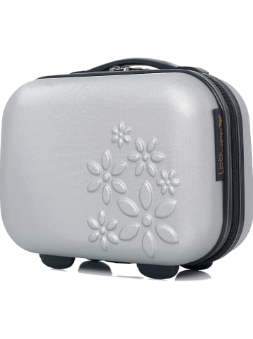 Les P´tites Bombes Beautycase "Eleonor" lichtgrijs - (B)30 x (H)23 x (D)16 cm