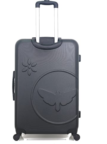Les P´tites Bombes Hardcase-Trolley "Eleonor" in Schwarz - (B)47 x (H)75 x (T)29 cm