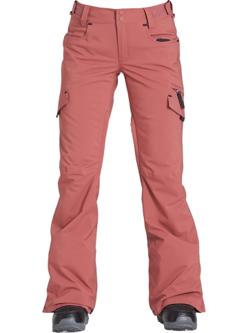Billabong Spodnie narciarskie "Nela" w kolorze czerwonym
