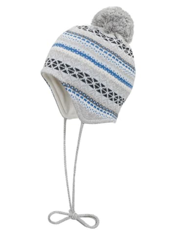 Döll Strikmuts blauw/grijs