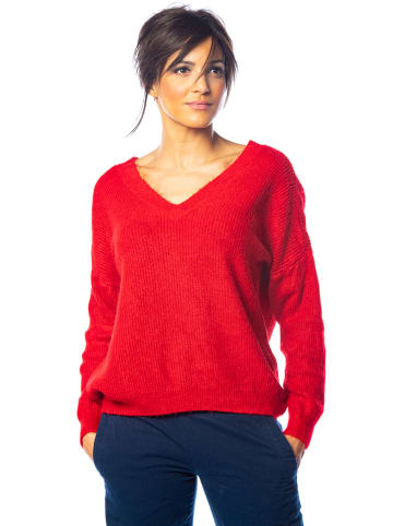 So Cachemire Pullover"Queen" in Rot