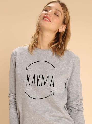 WOOOP Bluza "Karma" w kolorze szarym