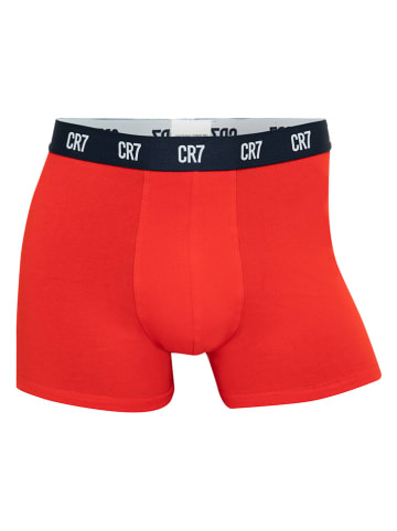 CR7 Bokserki (3 pary) w kolorze szarym, czerwonym i grantowym