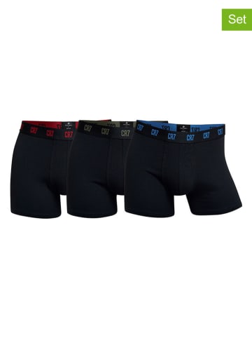 CR7 3-delige set: boxershorts zwart