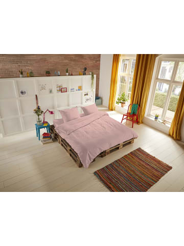 Hip Satijnen beddengoedset lichtroze