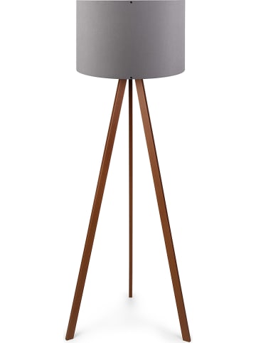 Evila Lampa stojąca "Ayd" w kolorze szaro-brązowym - wys. 140 cm
