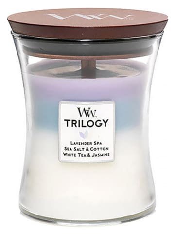 WoodWick Średnia świeca zapachowa Trilogy - Calming Retreat - 275 g