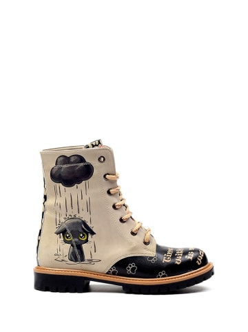 Goby Boots in Beige/ Bunt