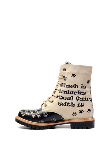 Goby Boots in Beige/ Bunt