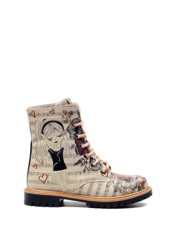 Goby Boots beige/meerkleurig