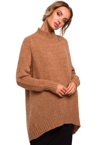 made of emotion Rollkragenpullover in Hellbraun