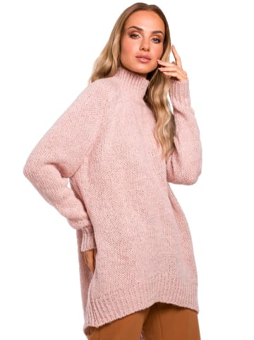 made of emotion Rollkragenpullover in Rosa