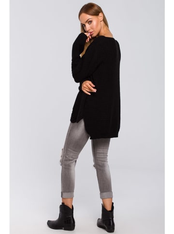 made of emotion Sweter w kolorze czarnym