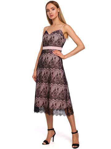 made of emotion Kleid in Rosa/ Schwarz