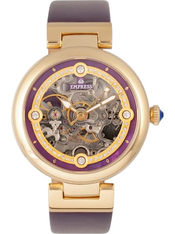 Empress Automatisch horloge "Adelaide" paars/goudkleurig