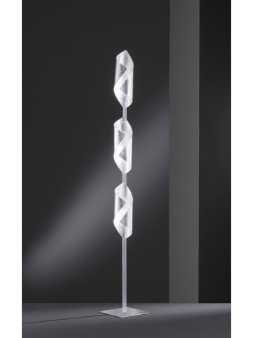 WOFI Staande ledlamp "Safira" chroomkleurig - (H)142 cm