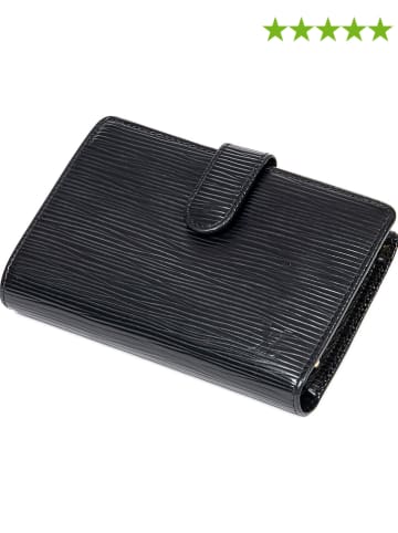 Louis Vuitton Leren portemonnee "French purse" zwart - (B)13,5 x (H)9 x (D)3 cm