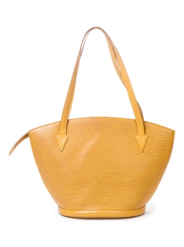 Louis Vuitton Skórzana torebka "St-Jacques Shopping GM" w kolorze żółtym - 26 x 30 x 17 cm