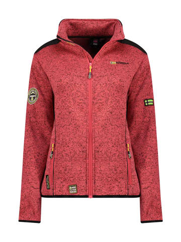 Geographical Norway Fleece vest "Tourbillone" koraalrood