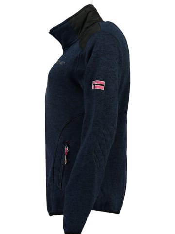 Geographical Norway Fleece vest "Tourbillone" donkerblauw