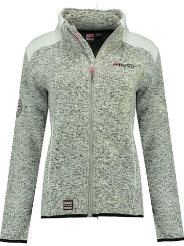 Geographical Norway Fleece vest "Tourbillone" grijs/wit